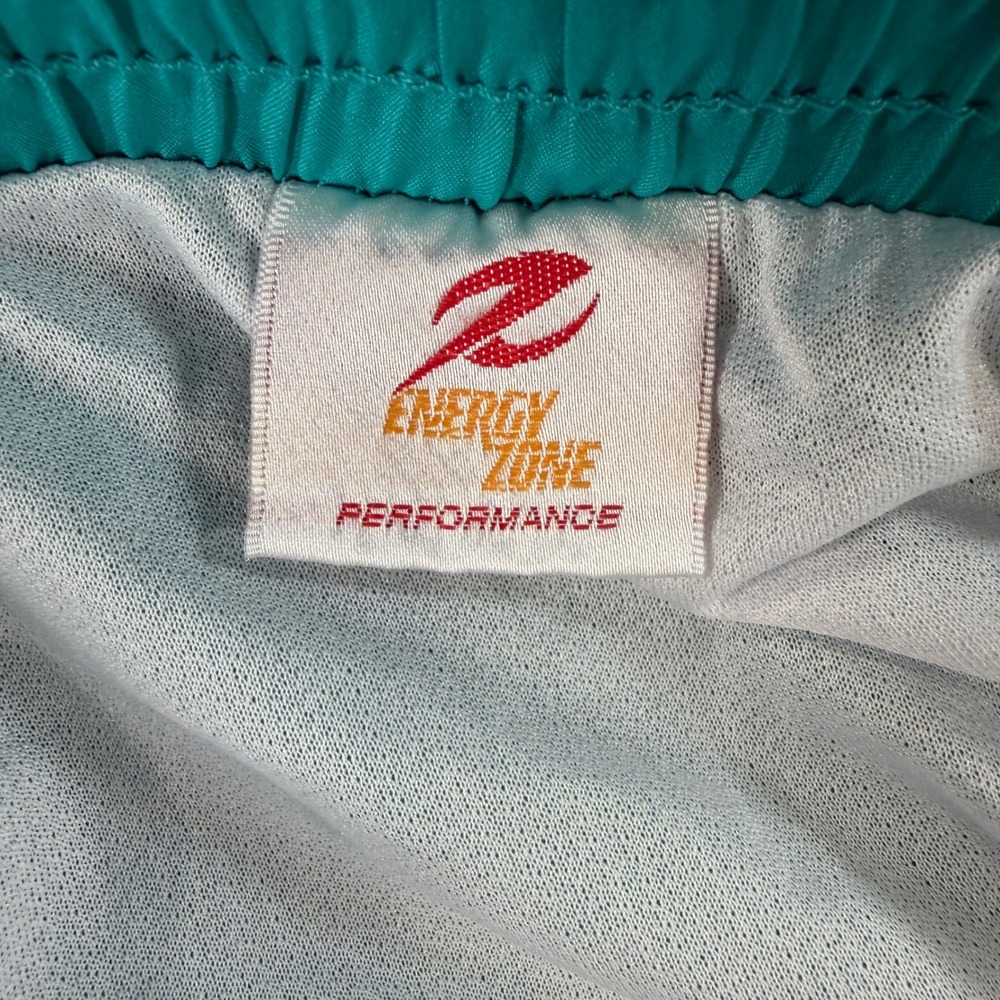 Energy Zone Performance Womens XL Teal Neon Green Running Shorts Mesh Liner 3in‎ - Picture 3 of 9